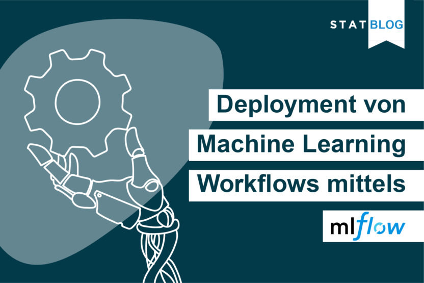 Titelbild Deployment Machine Learning Workflows mittels MLflow