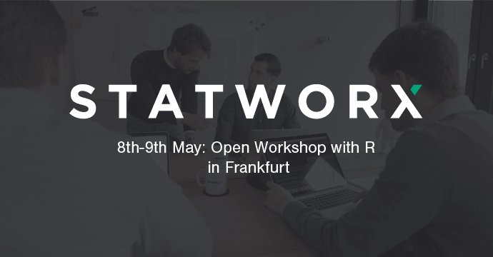 8th-9th May: Open Workshop with R in Frankfurt
